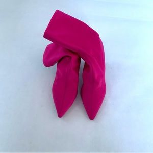 TopShop Pink Ankle Booties